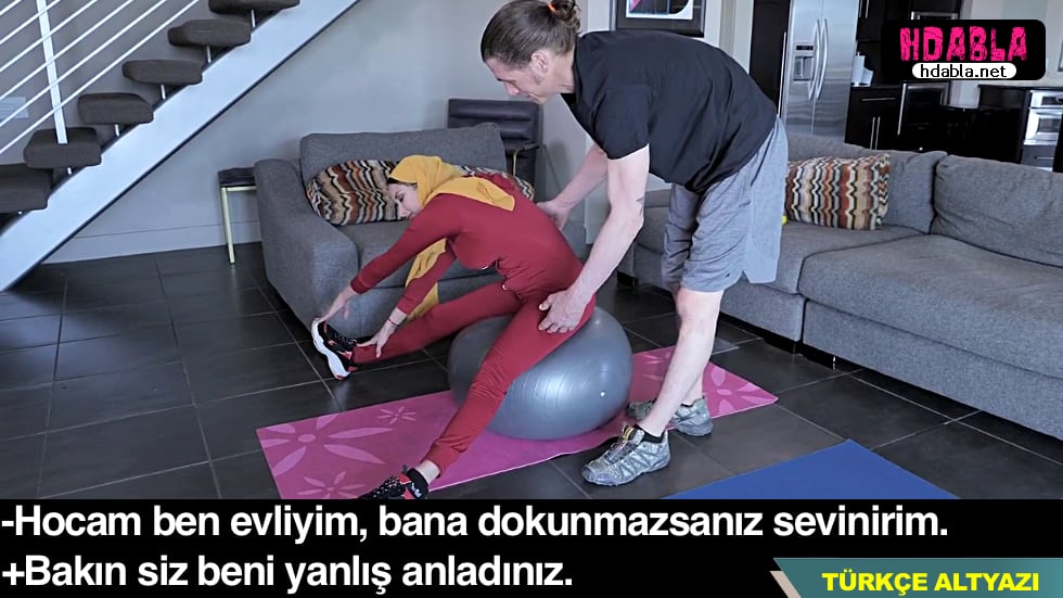 Kocasından gizli spor hocası tutan türbanlı kendini kaybetti