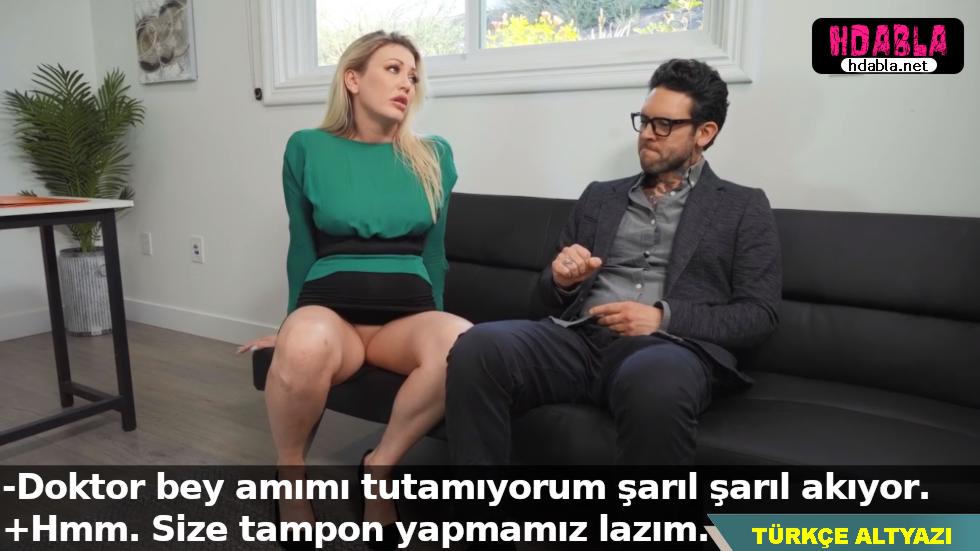 Doktor amında akıntı problemi olan kadına tıpa olsun diye soktu