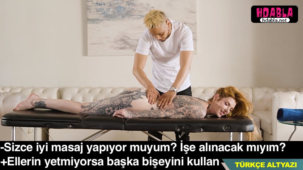 Masaj salonu işleten kadın İşe alacağı masörü böyle test ediyor