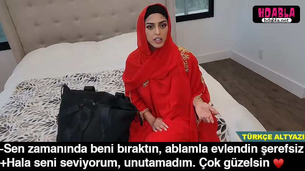 Eski sevgilisi olan türbanlı baldızıyla yalnız kalınca yürüyor